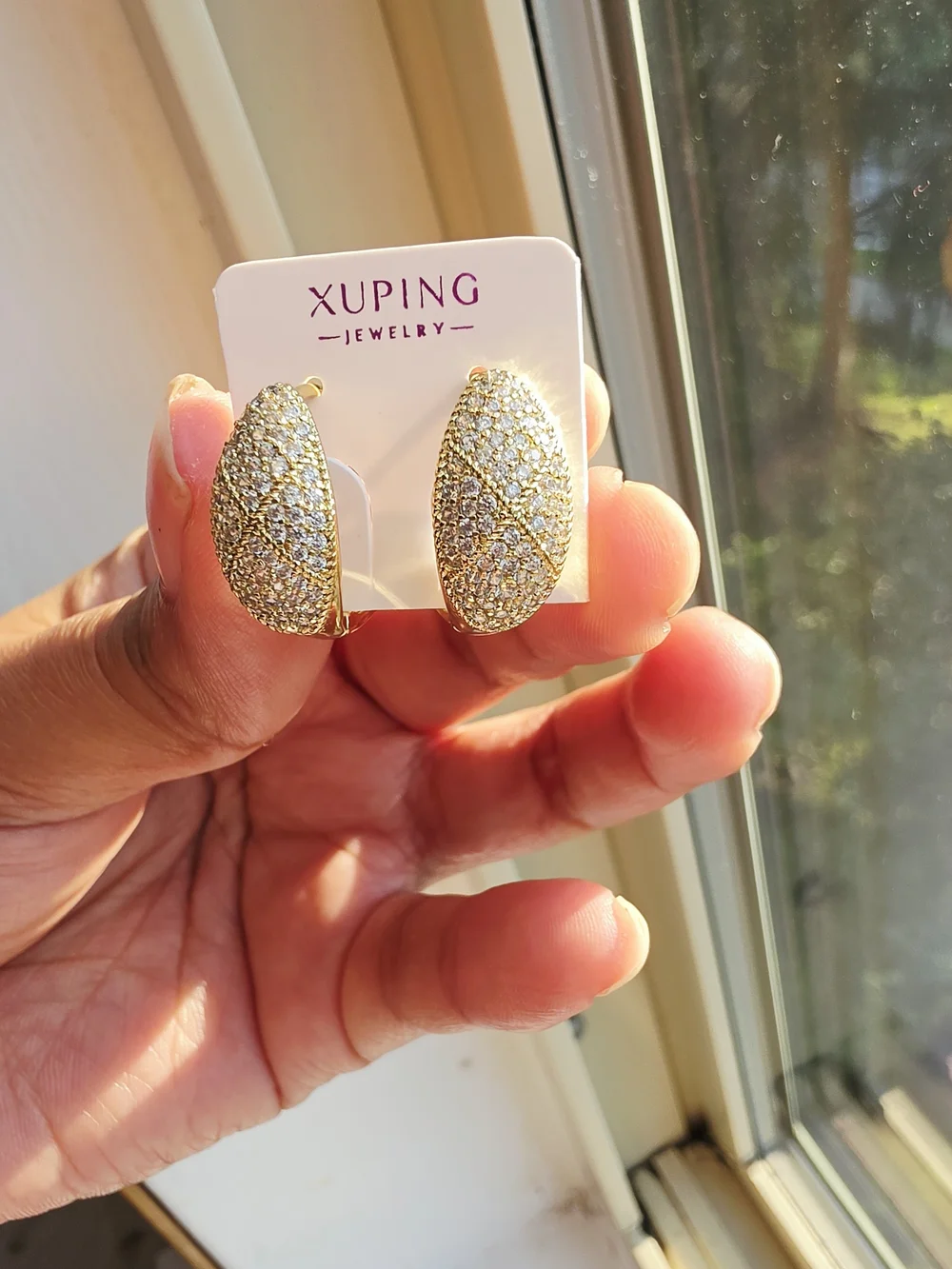 Hermosas Argollas Para Dama Oro Laminado 14k